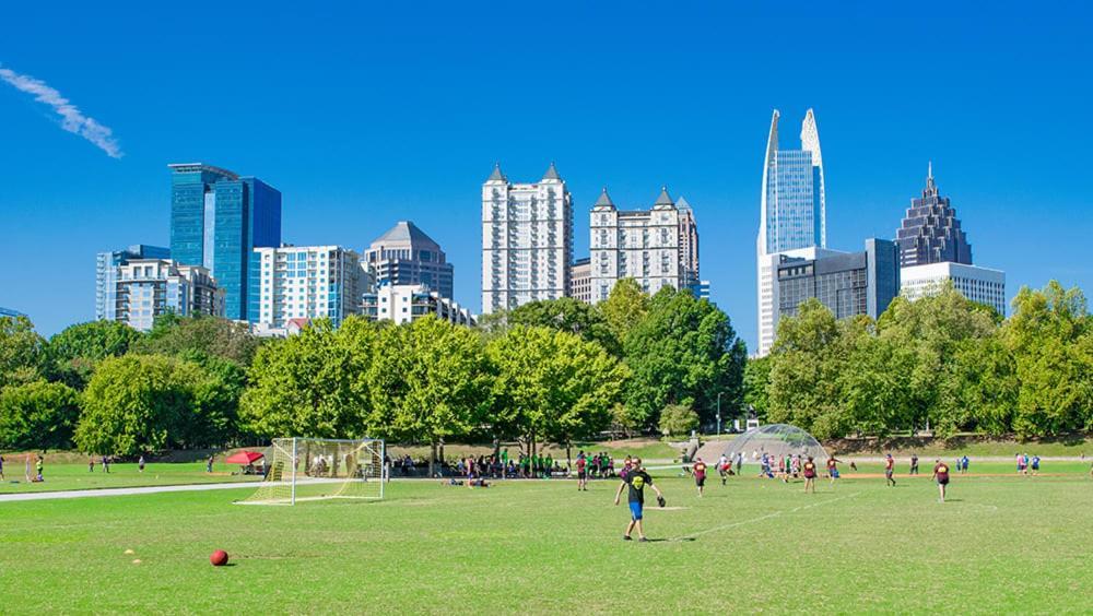 Paradisiacal Piedmont Park Flat Appartamento Atlanta Esterno foto